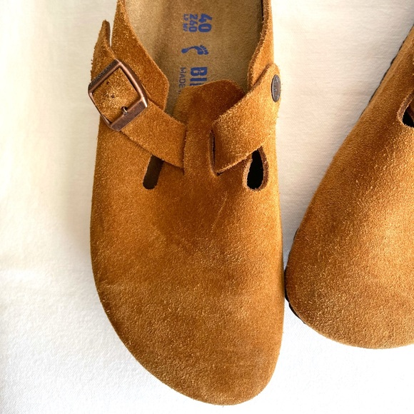 Birkenstock Soft Footbed Suede Leather Mink Color Size EU40 US 9-9.5 - Picture 3 of 9